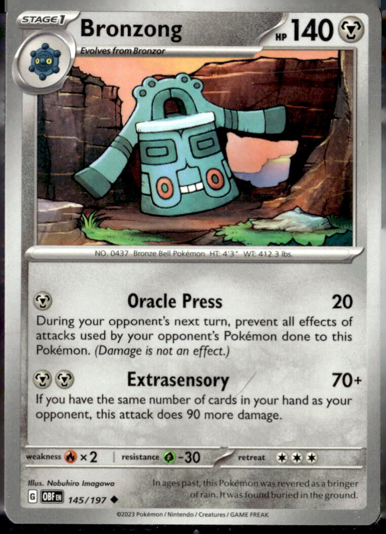 SV03: Obsidian Flames #145/197 Bronzong