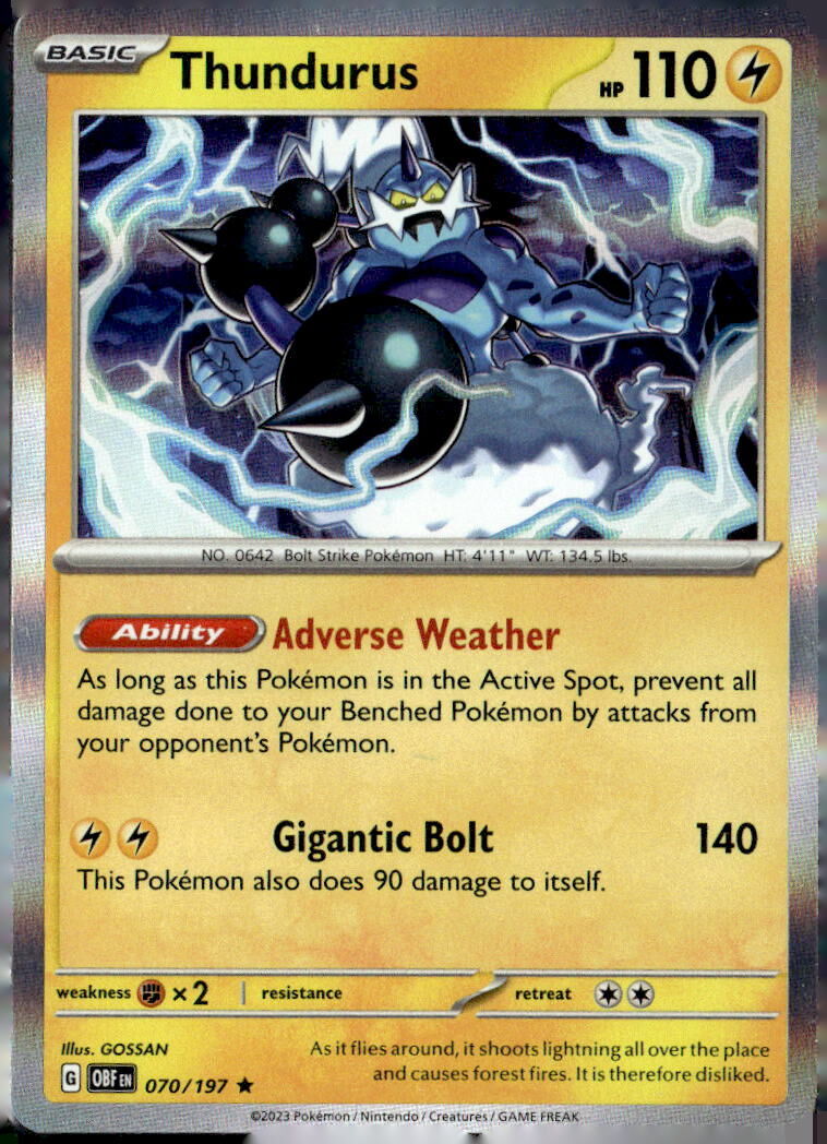 SV03: Obsidian Flames #070/197 Thundurus