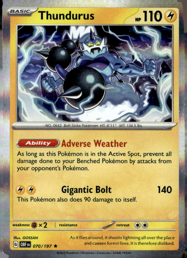 SV03: Obsidian Flames #070/197 Thundurus