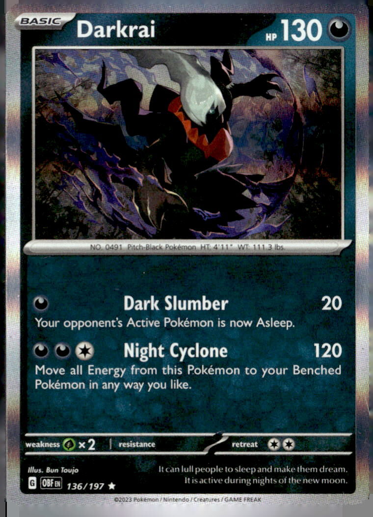 SV03: Obsidian Flames #136/197 Darkrai