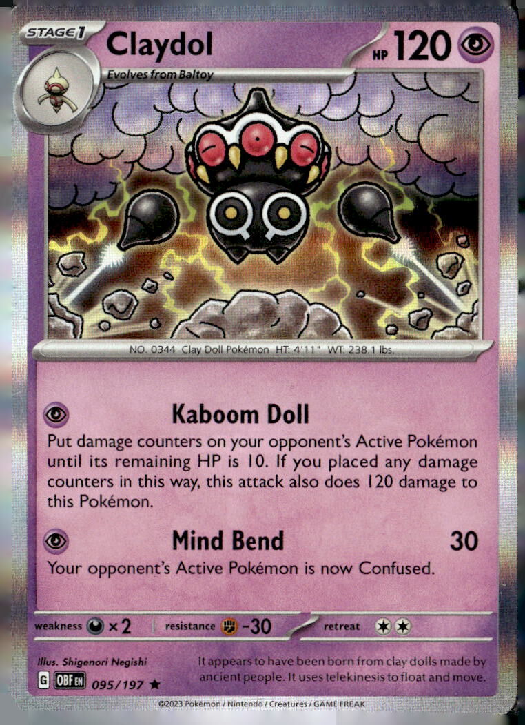 SV03: Obsidian Flames #095/197 Claydol