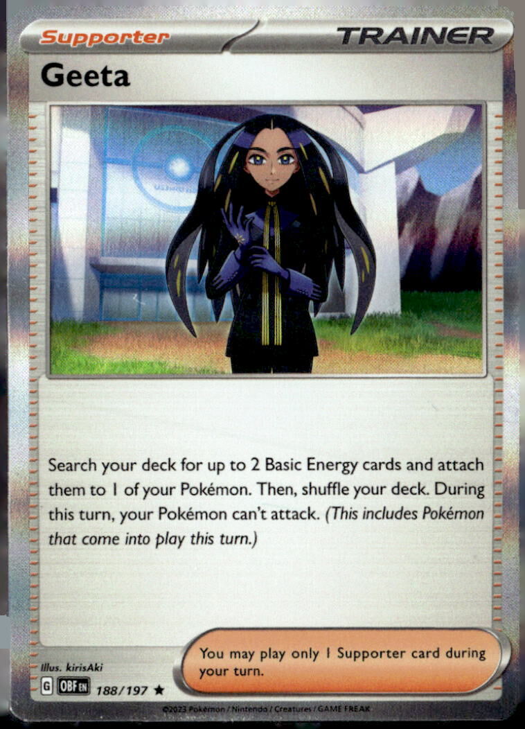 SV03: Obsidian Flames #188/197 Geeta