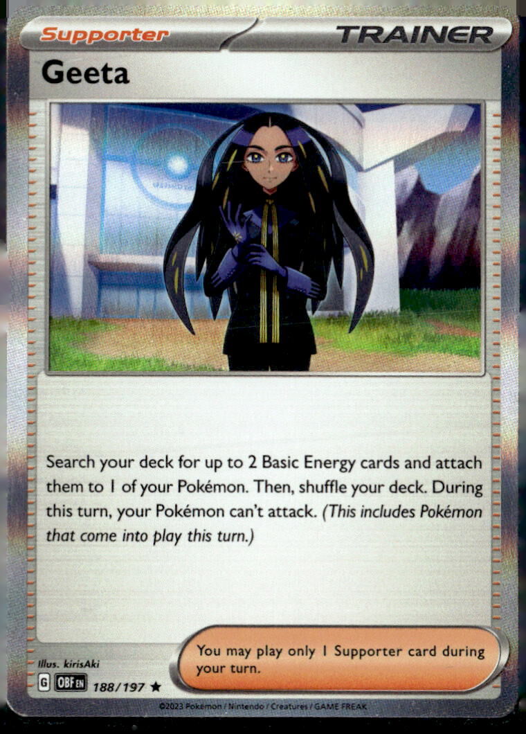 SV03: Obsidian Flames #188/197 Geeta