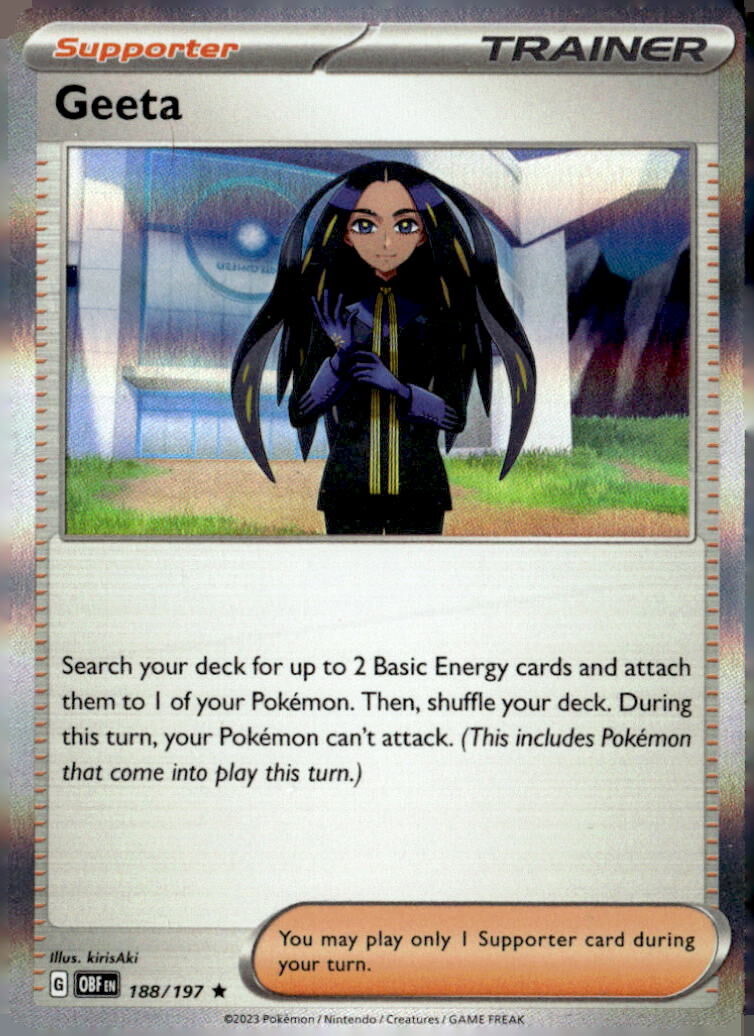 SV03: Obsidian Flames #188/197 Geeta