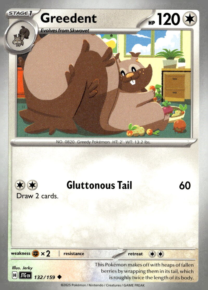 SV09: Journey Together #132/159 Greedent