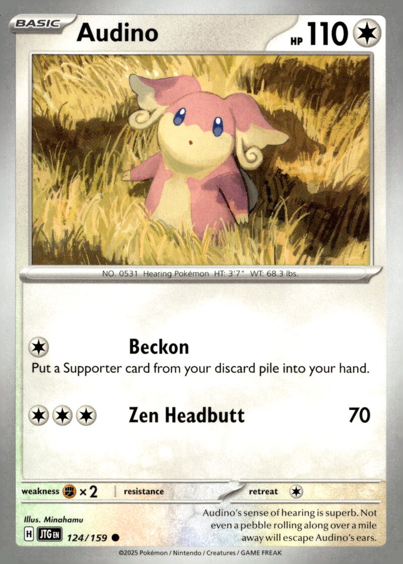 SV09: Journey Together #124/159 Audino