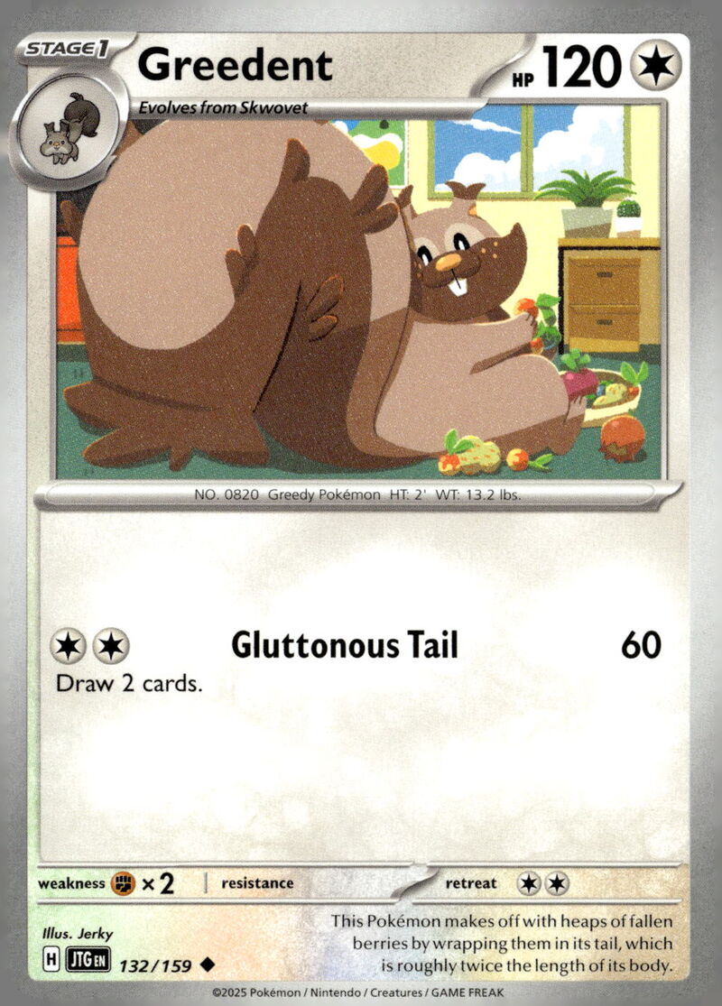 SV09: Journey Together #132/159 Greedent