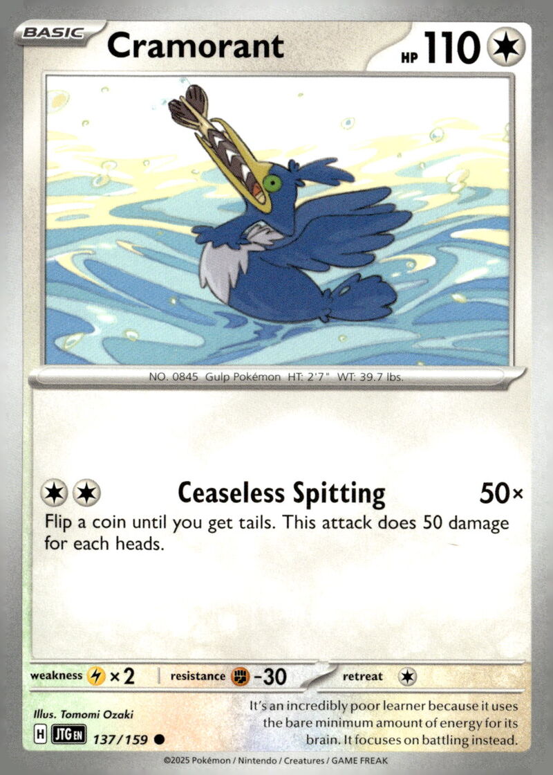 SV09: Journey Together #137/159 Cramorant