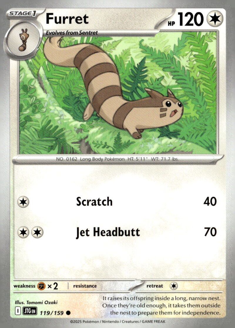 SV09: Journey Together #119/159 Furret
