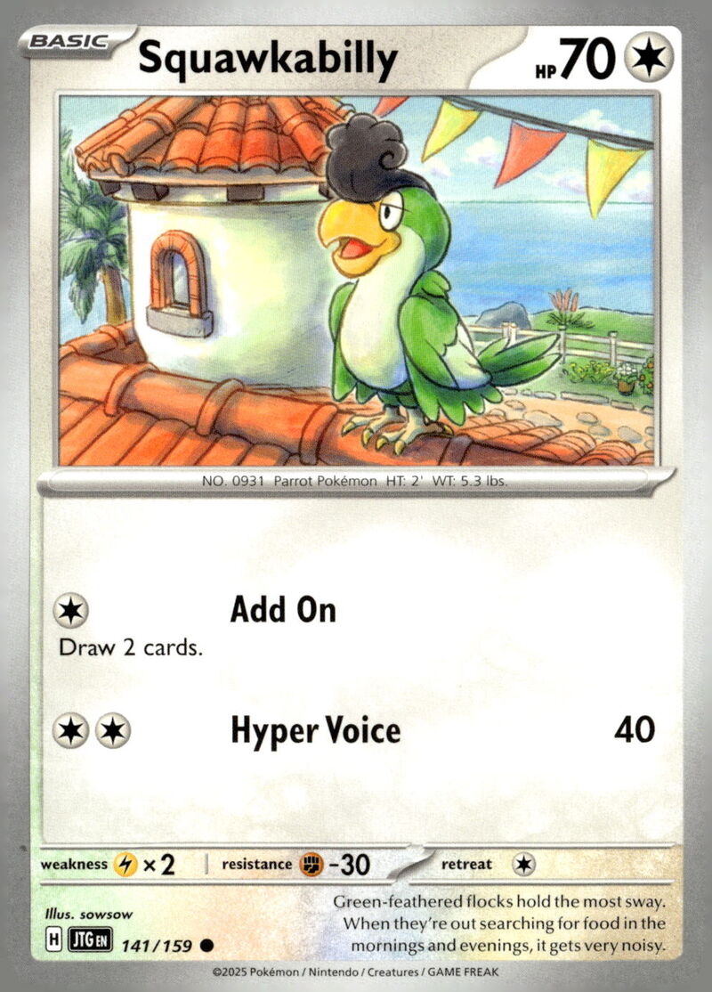 SV09: Journey Together #141/159 Squawkabilly