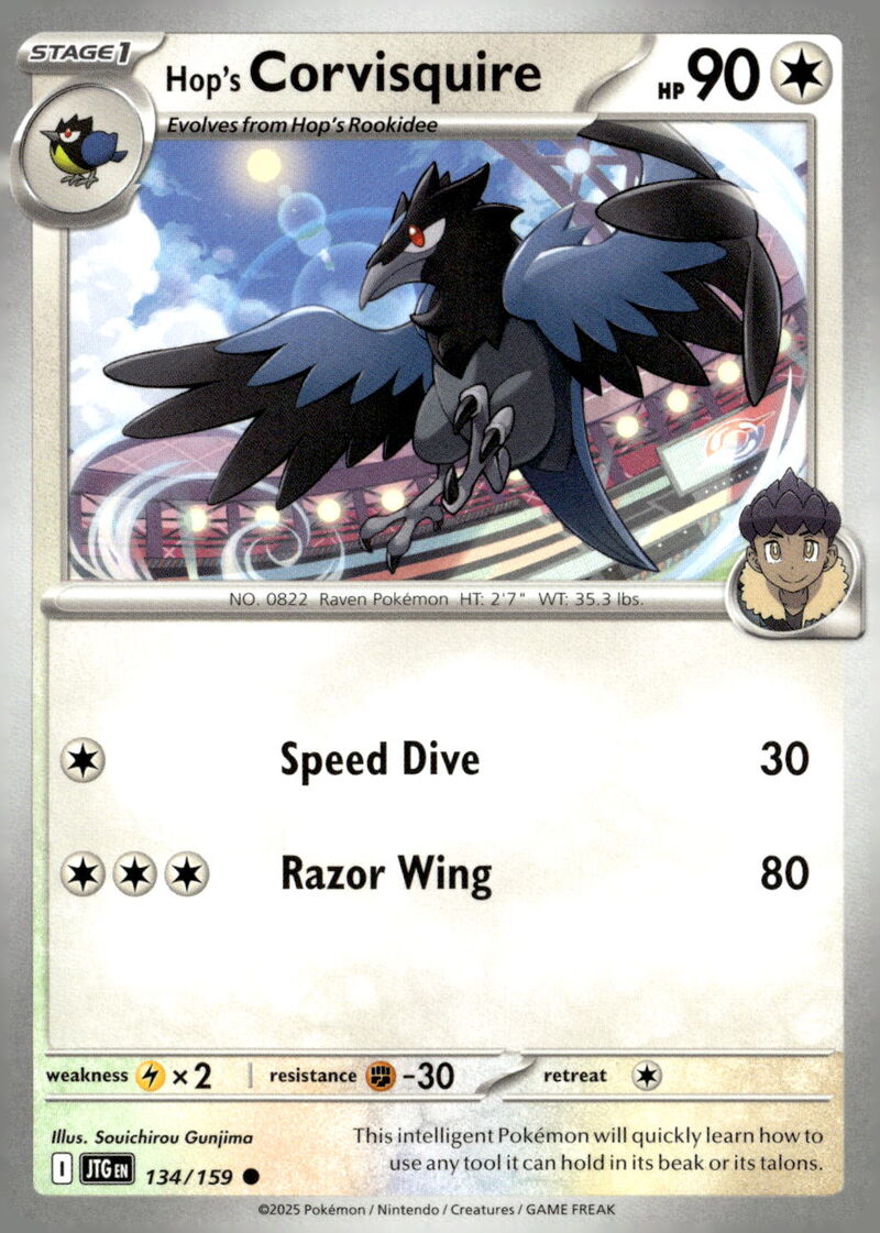 SV09: Journey Together #134/159 Hop's Corvisquire