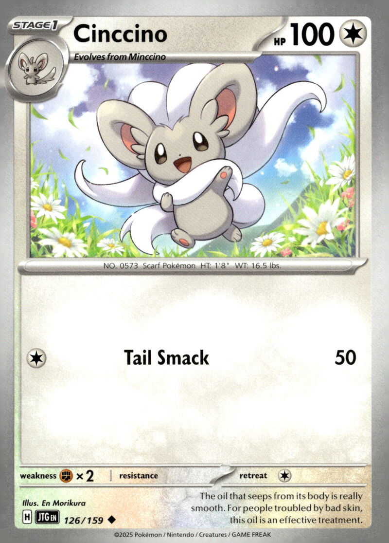 SV09: Journey Together #126/159 Cinccino