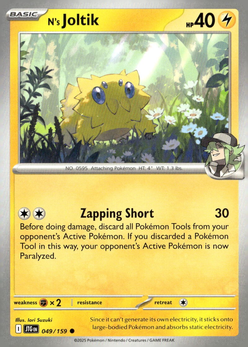 SV09: Journey Together #049/159 N's Joltik