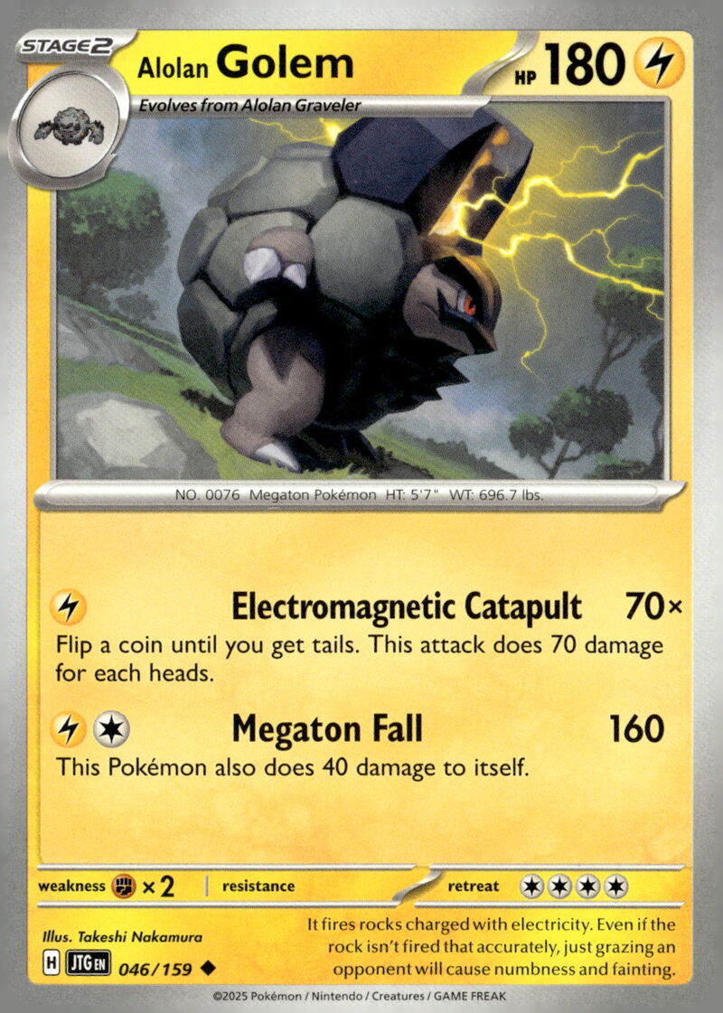 SV09: Journey Together #046/159 Alolan Golem