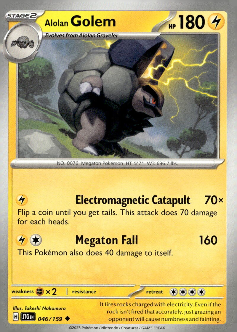 SV09: Journey Together #046/159 Alolan Golem