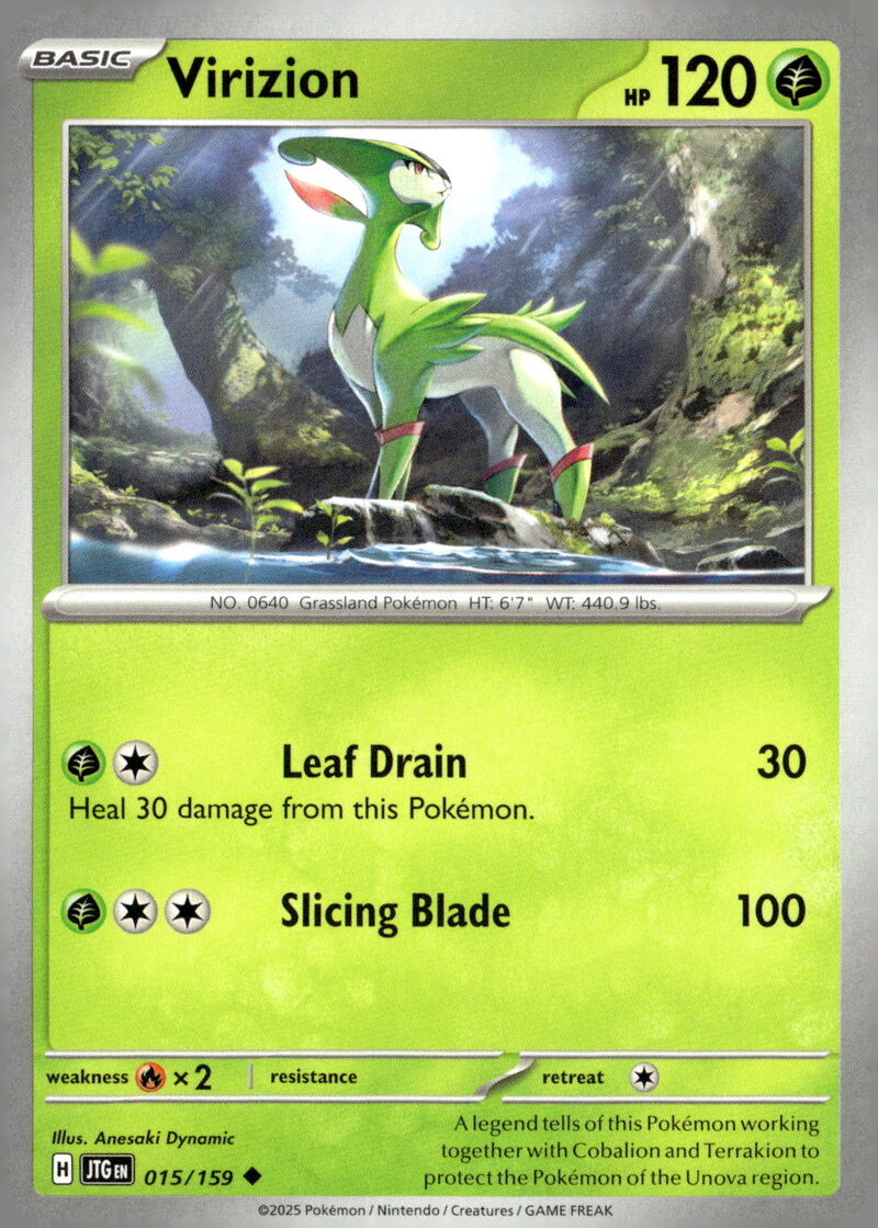 SV09: Journey Together #015/159 Virizion