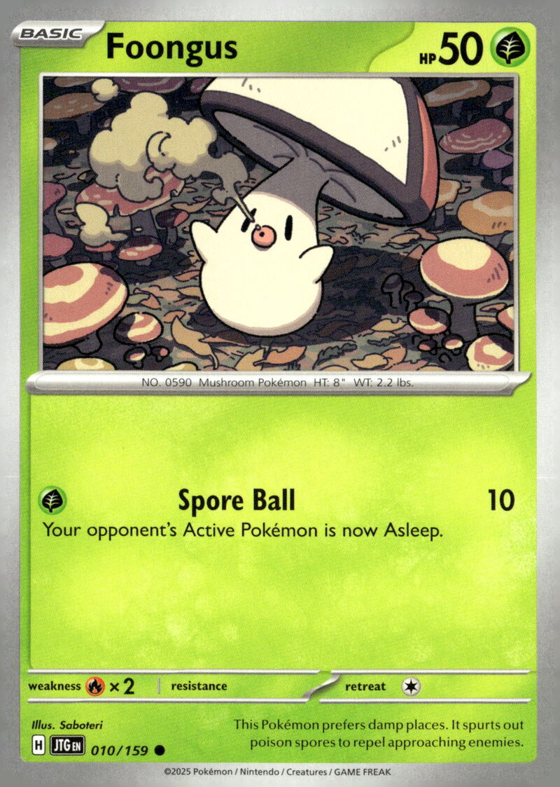 SV09: Journey Together #010/159 Foongus