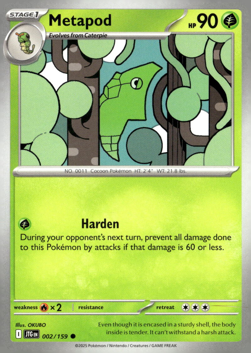 SV09: Journey Together #002/159 Metapod