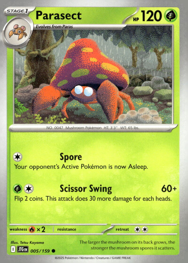 SV09: Journey Together #005/159 Parasect