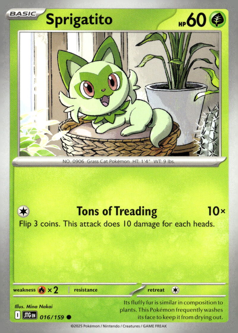 SV09: Journey Together #016/159 Sprigatito