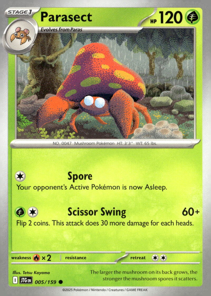 SV09: Journey Together #005/159 Parasect