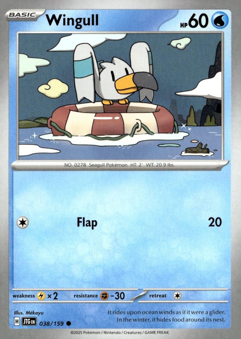 SV09: Journey Together #038/159 Wingull