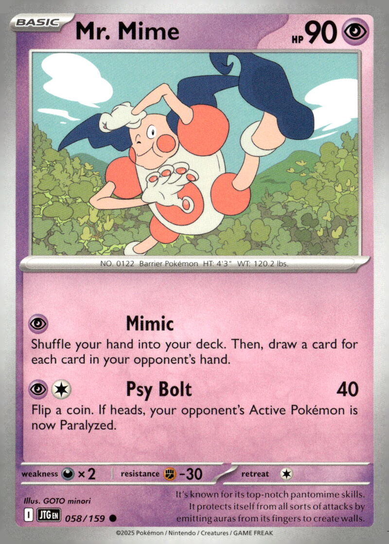 SV09: Journey Together #058/159 Mr. Mime