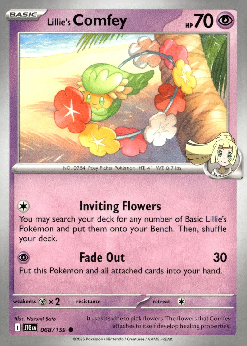 SV09: Journey Together #068/159 Lillie's Comfey