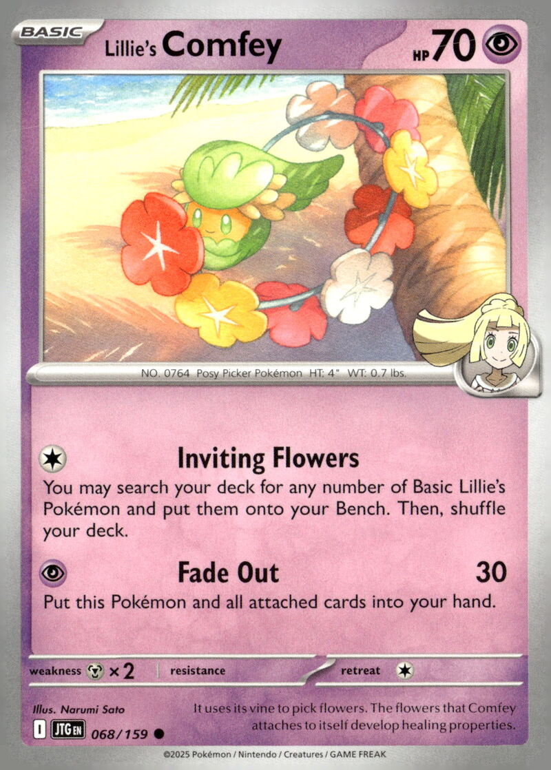 SV09: Journey Together #068/159 Lillie's Comfey