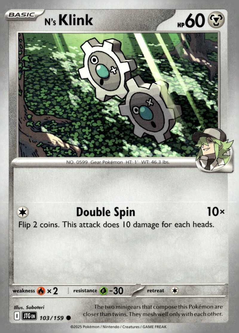 SV09: Journey Together #103/159 N's Klink