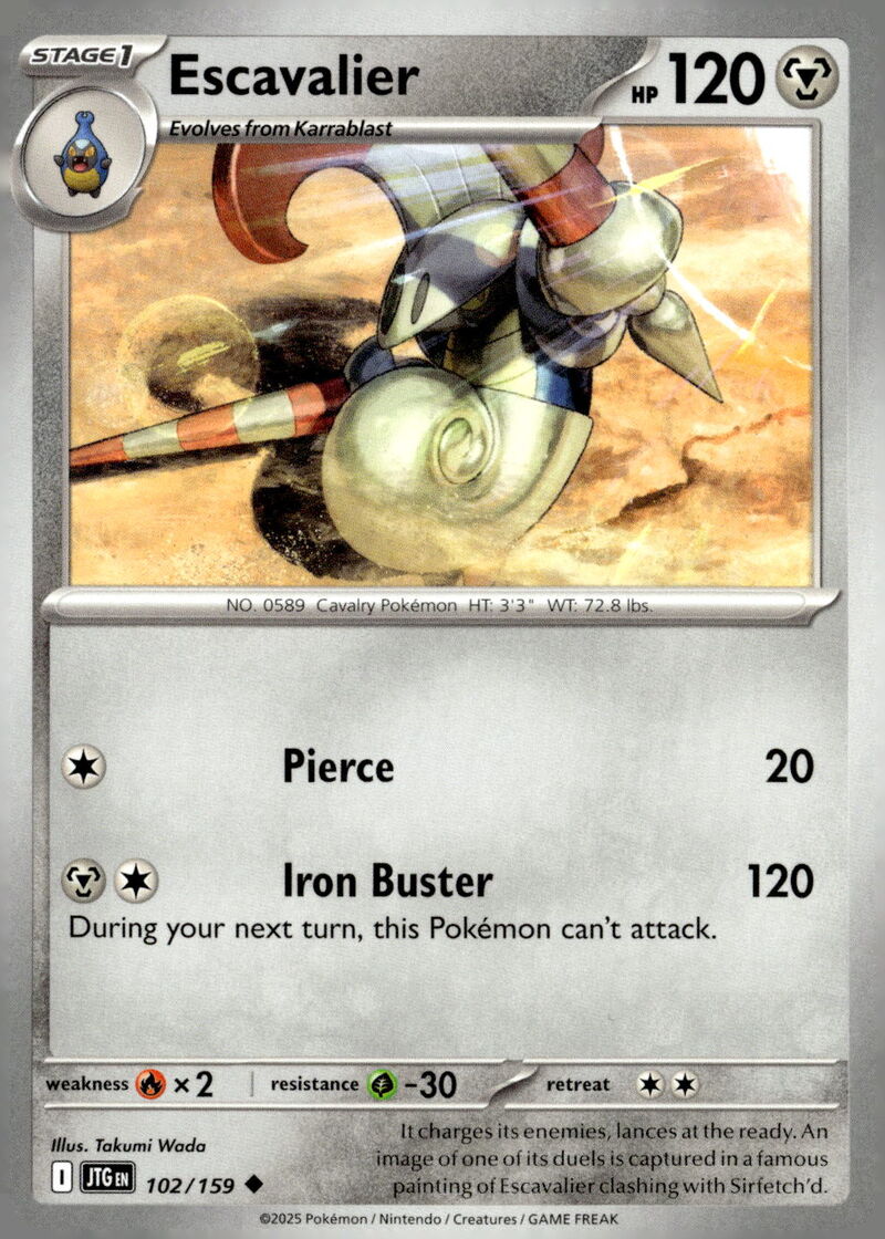 SV09: Journey Together #102/159 Escavalier