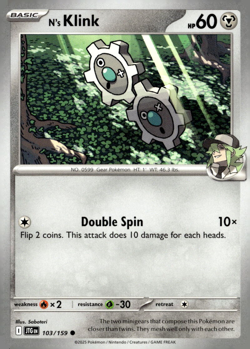 SV09: Journey Together #103/159 N's Klink