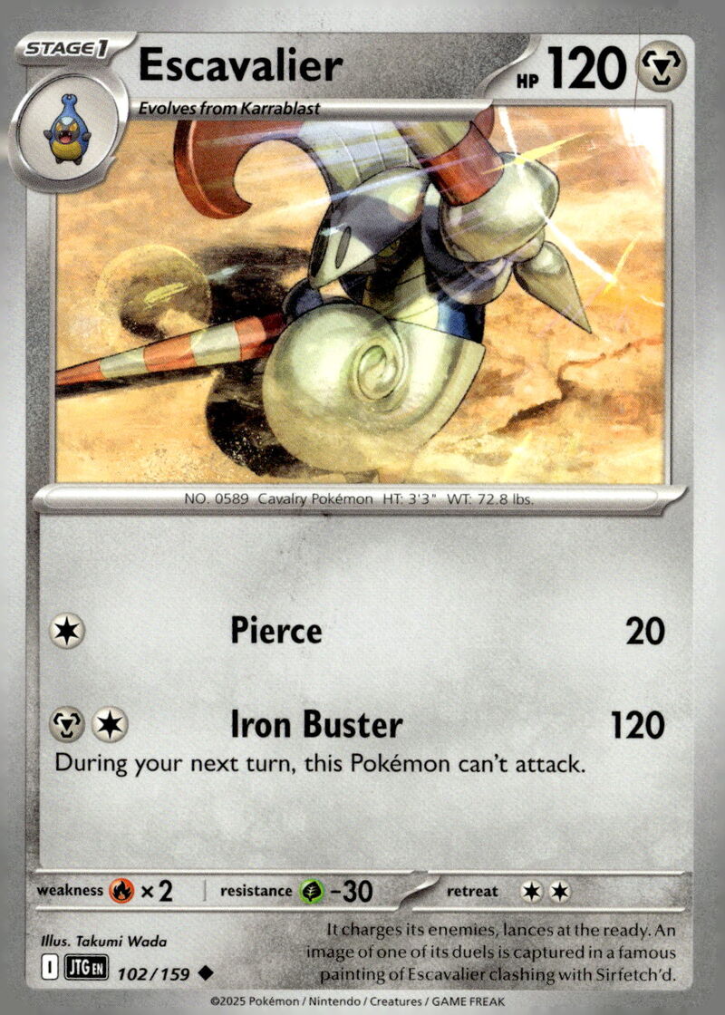 SV09: Journey Together #102/159 Escavalier