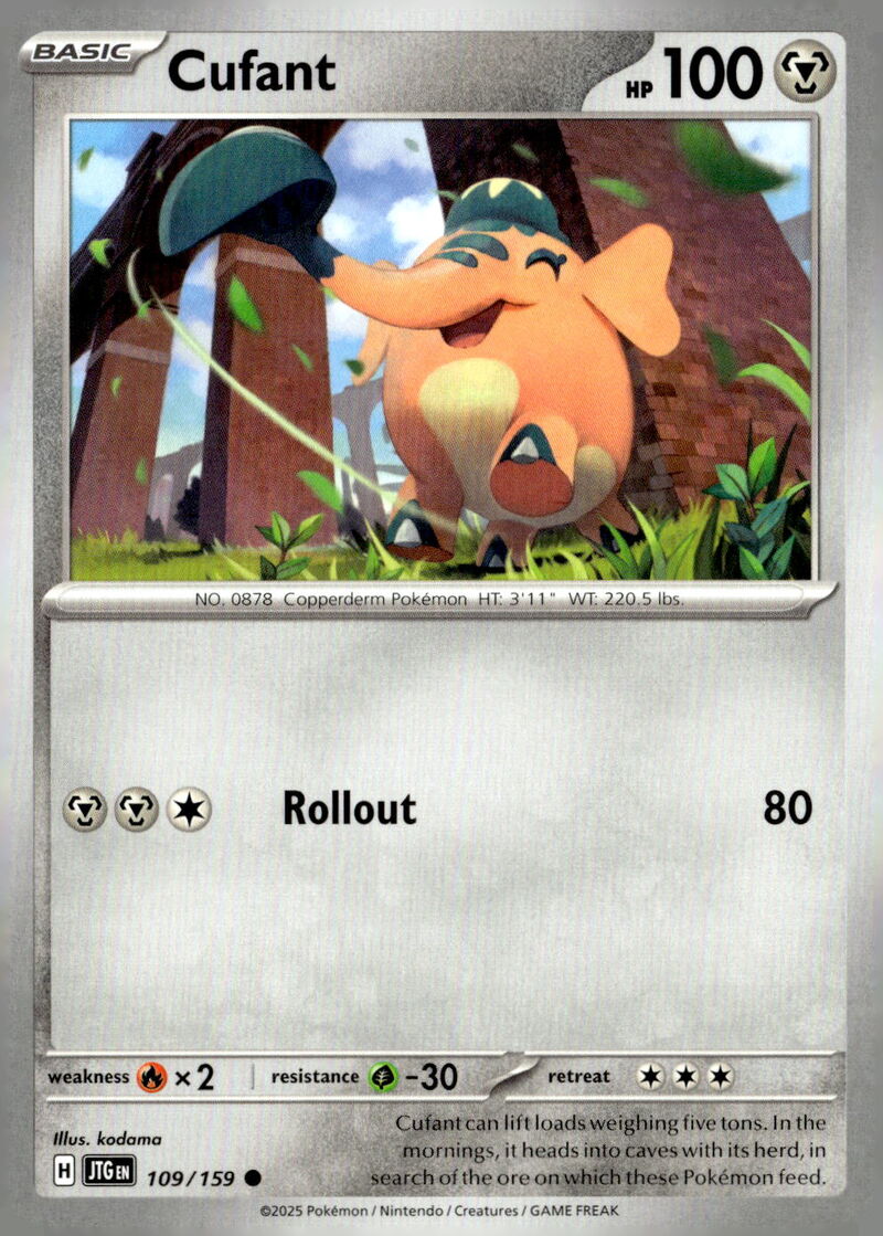 SV09: Journey Together #109/159 Cufant