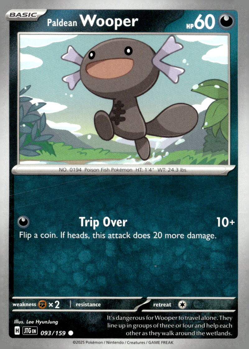 SV09: Journey Together #093/159 Paldean Wooper