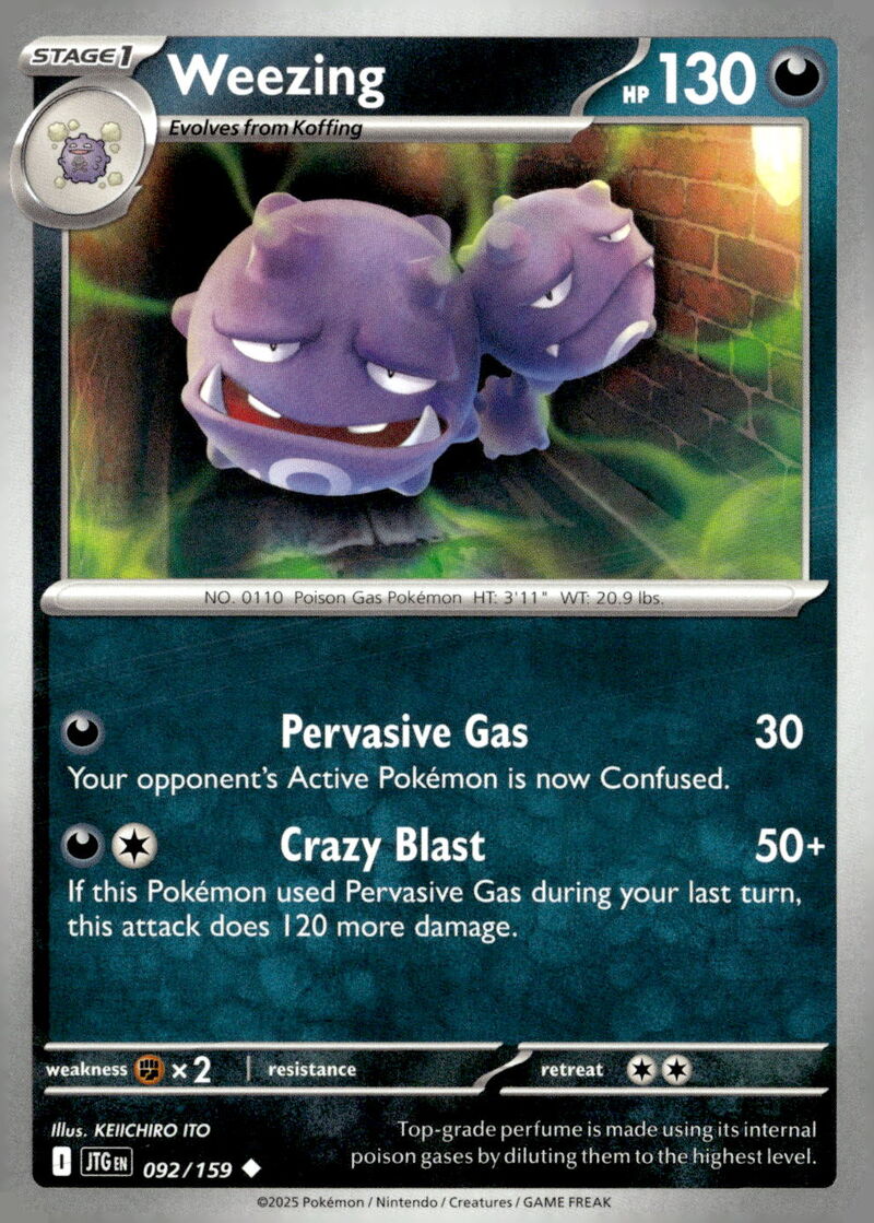 SV09: Journey Together #092/159 Weezing