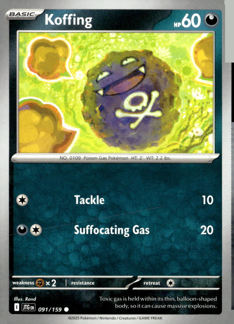 SV09: Journey Together #091/159 Koffing