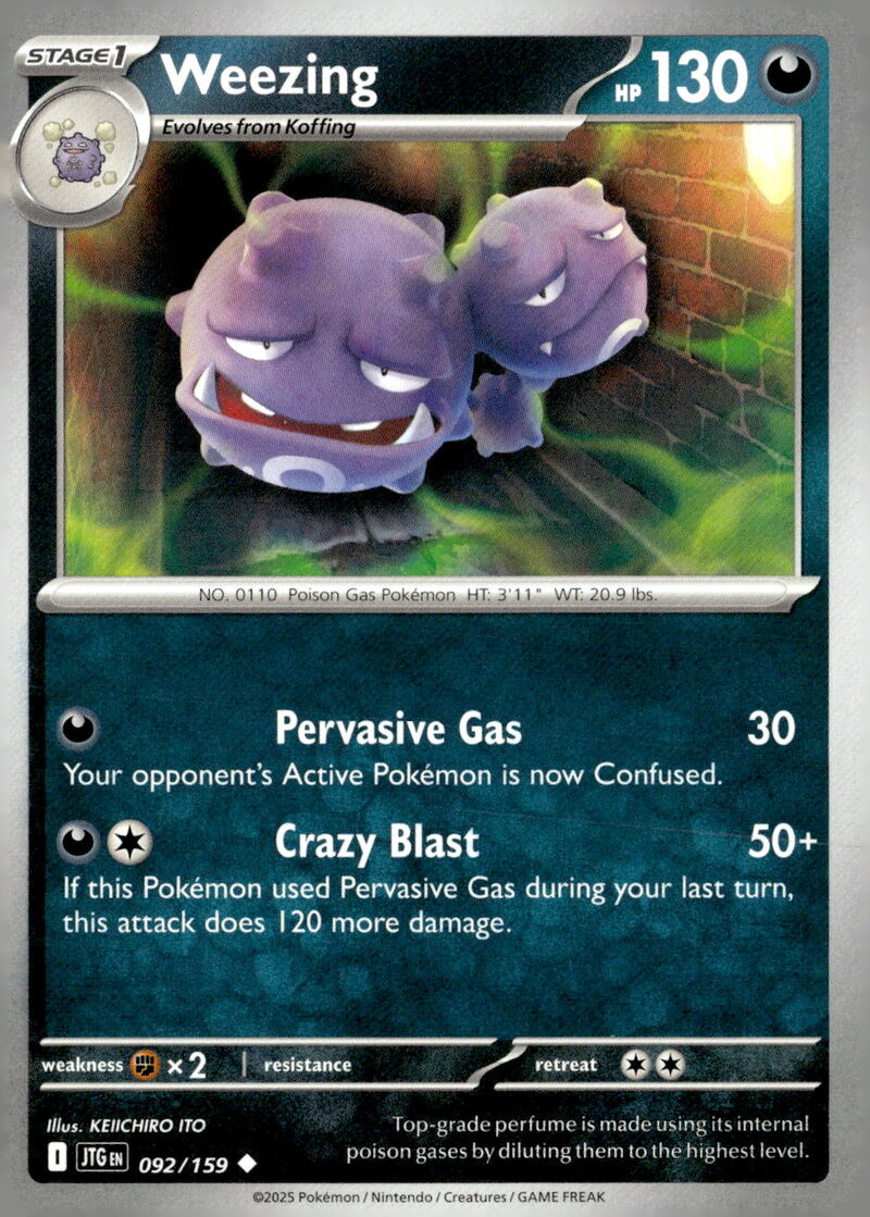 SV09: Journey Together #092/159 Weezing