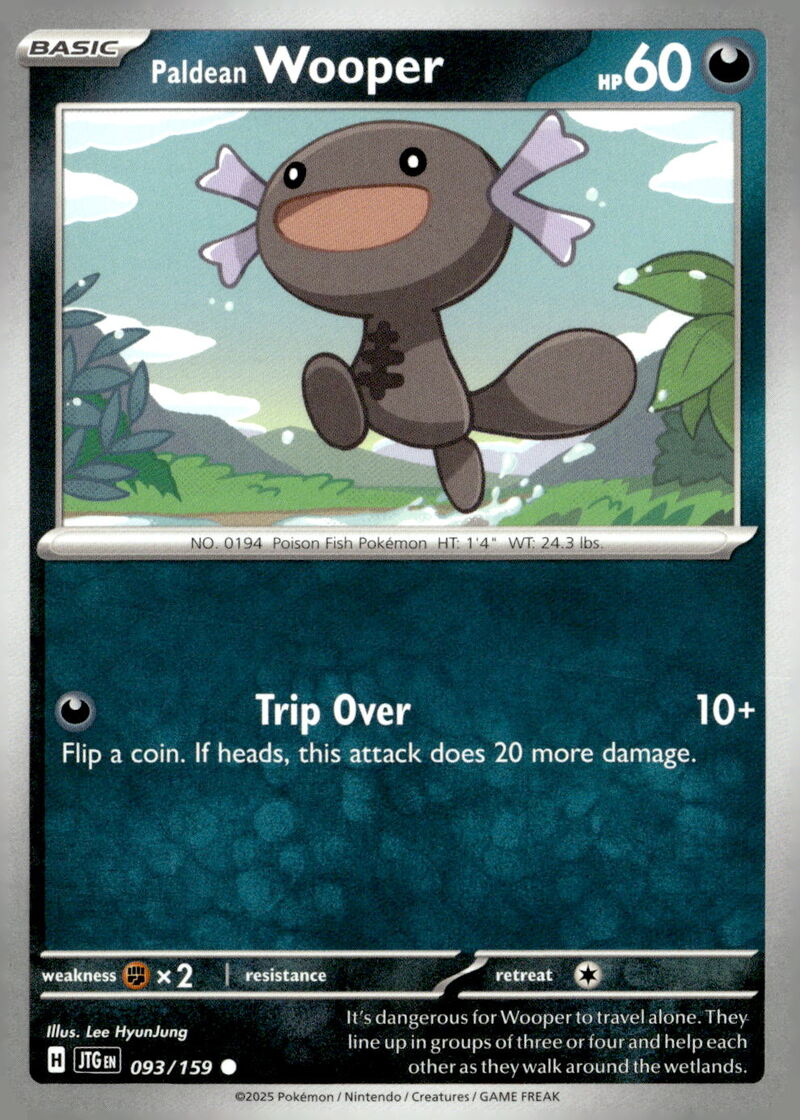 SV09: Journey Together #093/159 Paldean Wooper