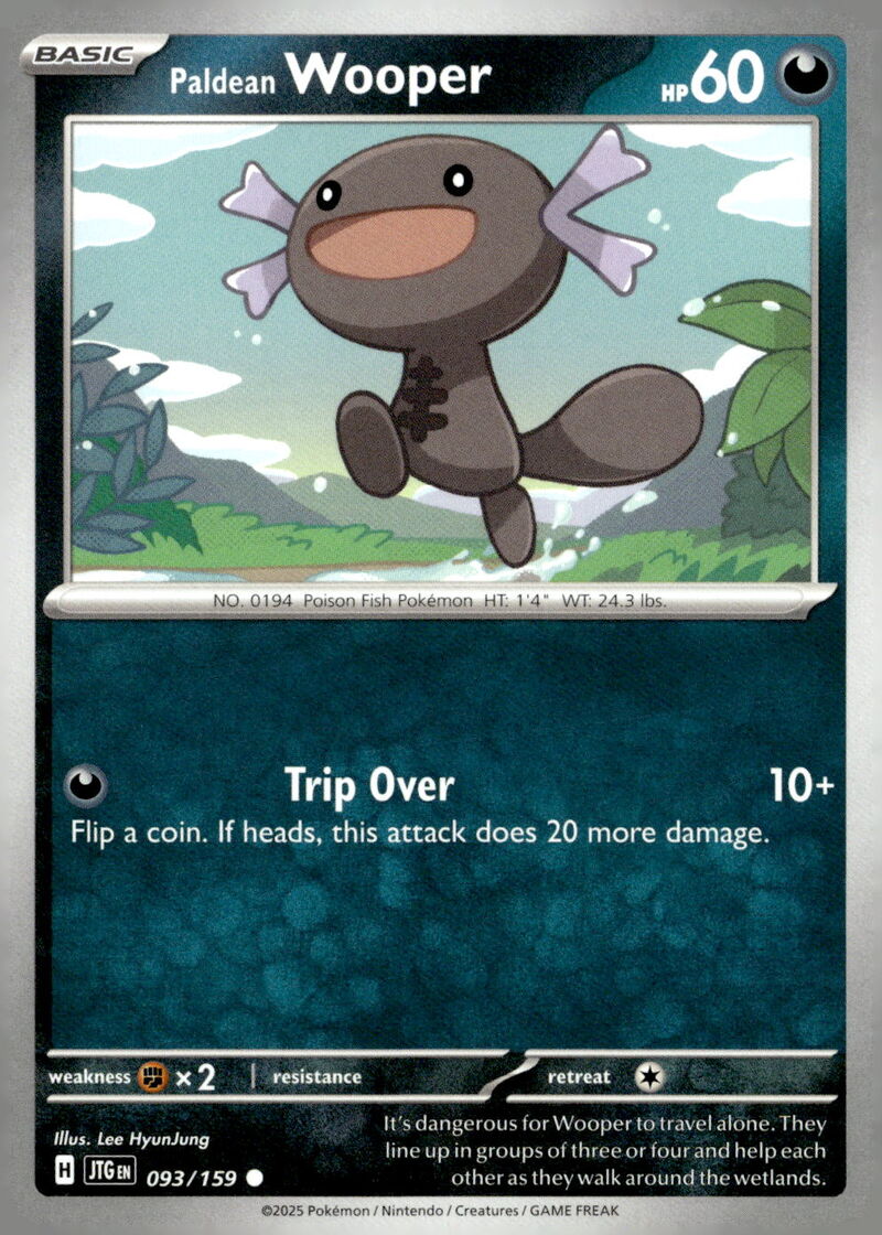 SV09: Journey Together #093/159 Paldean Wooper