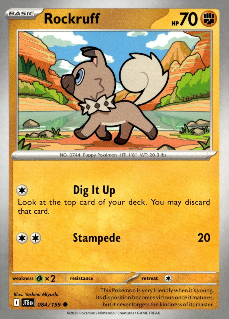 SV09: Journey Together #084/159 Rockruff