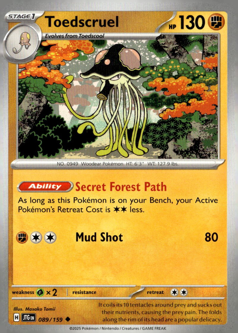 SV09: Journey Together #089/159 Toedscruel