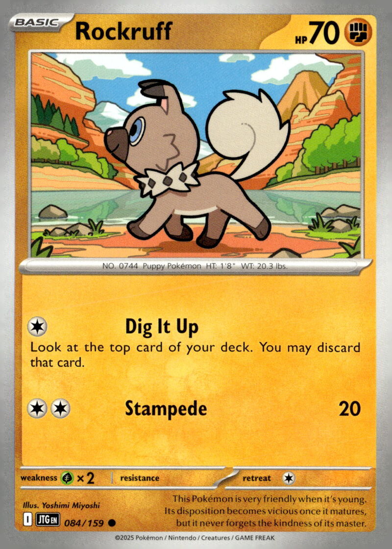 SV09: Journey Together #084/159 Rockruff