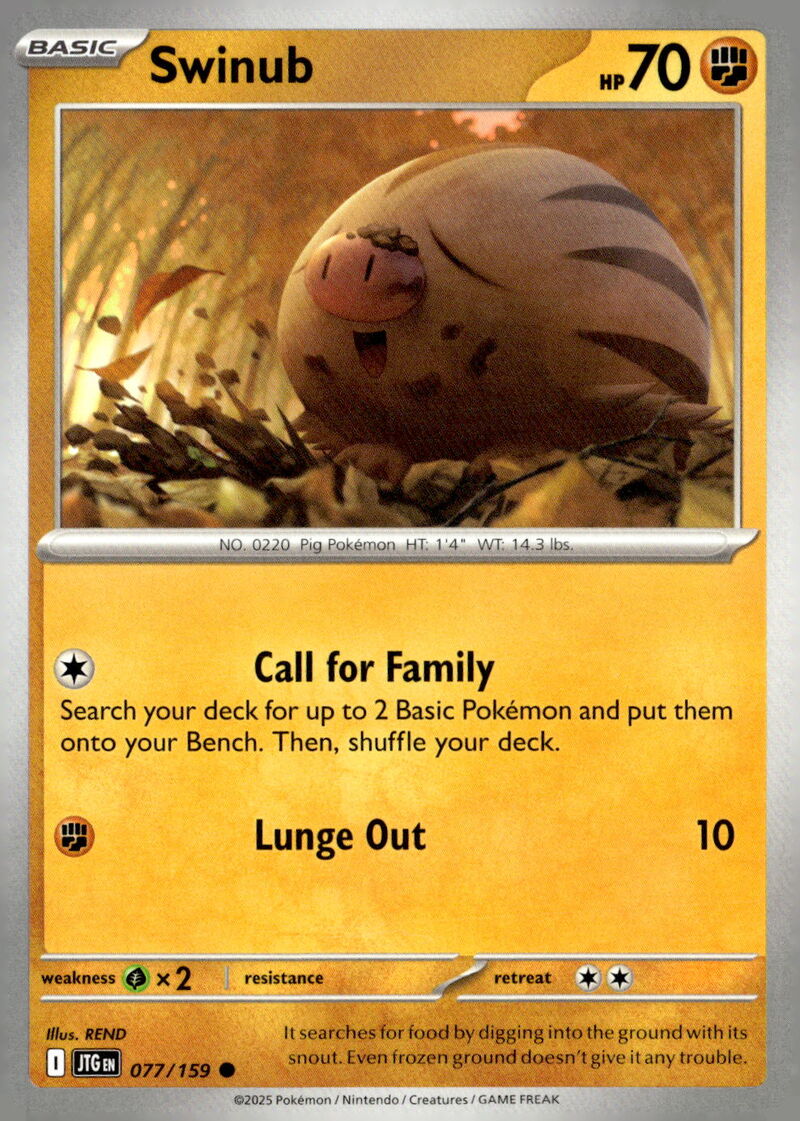 SV09: Journey Together #077/159 Swinub