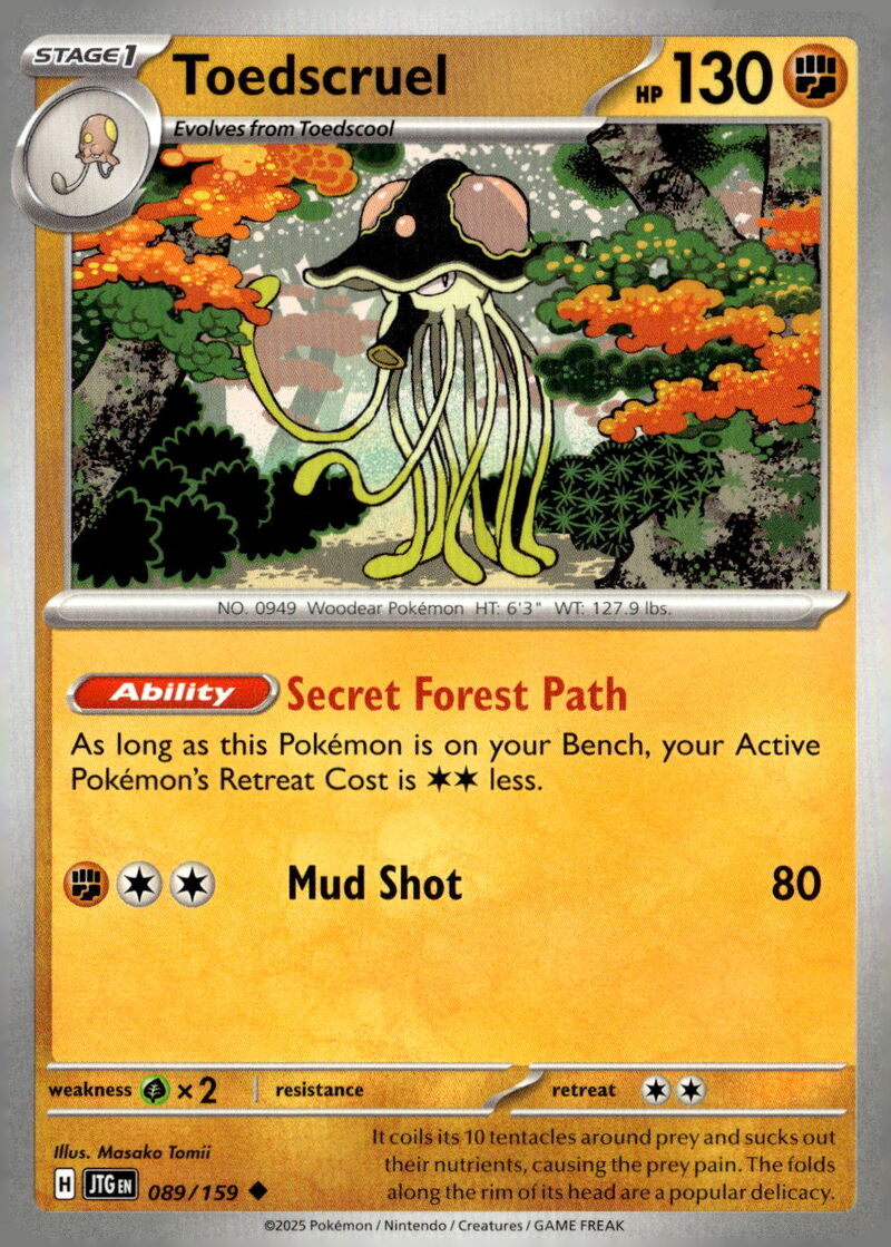 SV09: Journey Together #089/159 Toedscruel