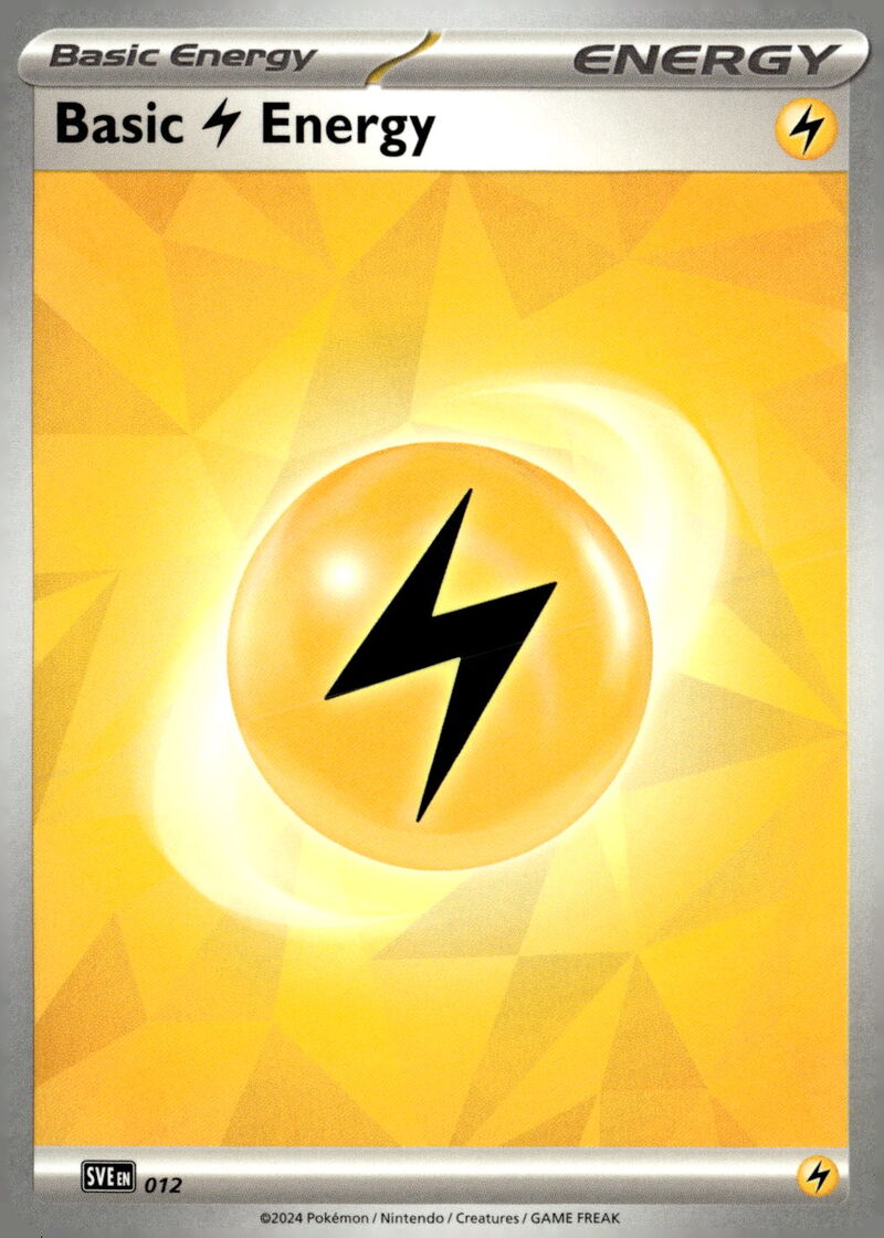 SV09: Journey Together #012 Basic Lightning Energy