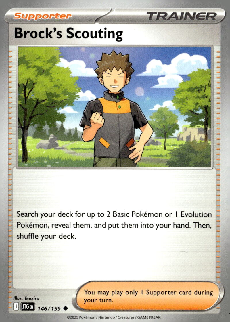 SV09: Journey Together #146/159 Brock's Scouting