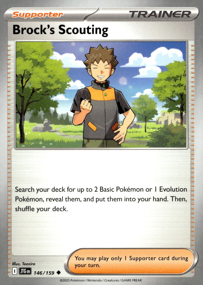 SV09: Journey Together #146/159 Brock's Scouting