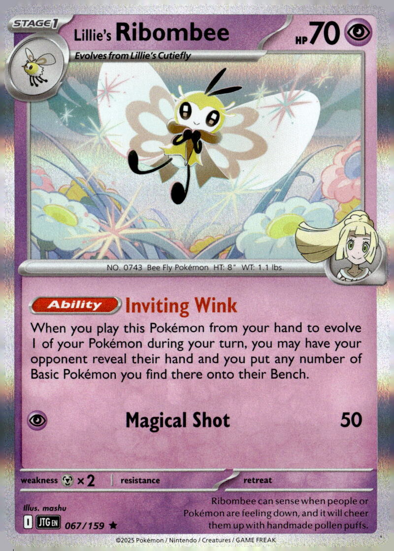 SV09: Journey Together #067/159 Lillie's Ribombee