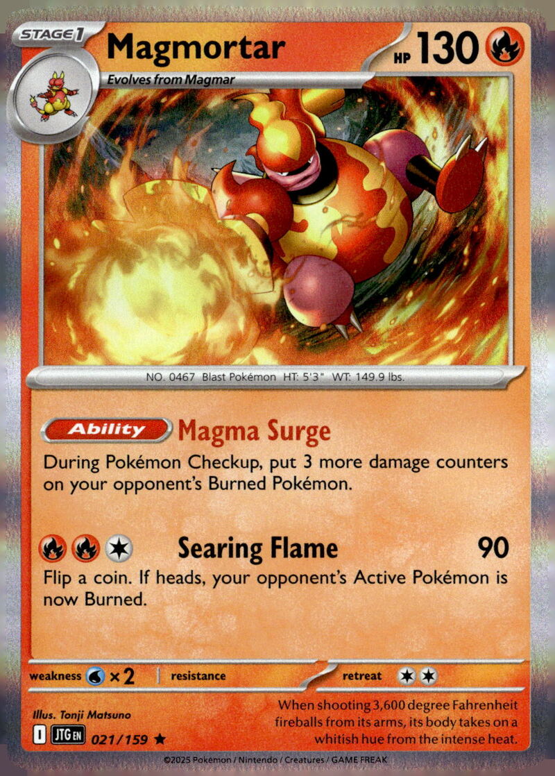 SV09: Journey Together #021/159 Magmortar